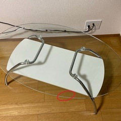 ガラス テーブル お洒落の画像