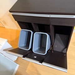 ニトリ　ゴミ箱収納付きの画像