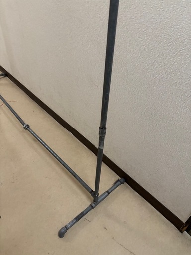 アンティーク 配管 ガス管ハンガーラック