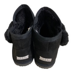 【記名無し】A.V.V ボア付きムートンブーツ 子供用 ブラック 21cmの画像