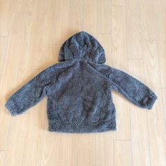 GU マシュマロフィール パーカーセット グレー ネコ 120の画像