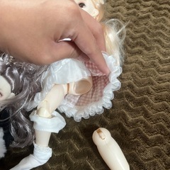 間も無く処分バービー人形類とハウスの画像