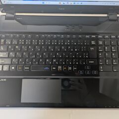 中古パソコンNEC黒Core i7★Windows11の画像