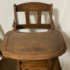 【傷あり】ベビーチェア　の画像