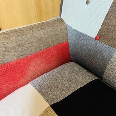 引っ越しの為お譲りします。
3人　ソファ　中古　汚れありの画像