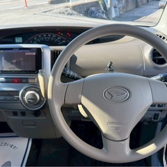 H25年式 ダイハツ タントX アイストップ★総額15.8万円★車検付き スマキー 社外ナビ TV Bカメラ 機関良好 内装良好 左パワスラ エアコンバッチリ♪燃費良好CVTの画像