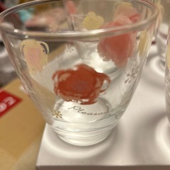 a.v.v花柄グラスあげます新品未使用ですの画像