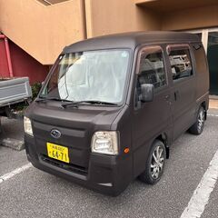 H24年サンバーTV1   AT   AC  仕事車両　個人塗装　よく走ります。内装綺麗の画像