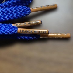 FRANCK MULLER 青 ナイロン靴ひもの画像