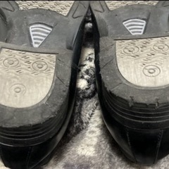 ⑥シューズ　ブラック就活向けの画像