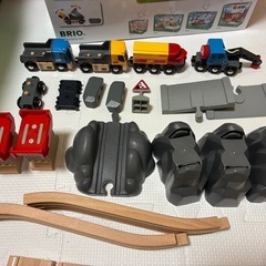 BRIO (ブリオ) レール＆ロード採石セット 33210 対象年齢 3歳~ 【おもちゃ 玩具 木製おもちゃ 車両 レールセットの画像