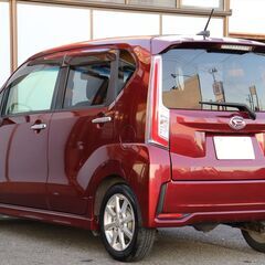 乗出し価格!! 車検2年付 ムーヴカスタム 27年式 13.8万km ４ＷＤ 修復歴無し スマートキー 全国名変無料 諸費用コミコミ!の画像