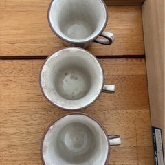 萩焼 椿窯 天鵬山造 箱入 珈琲碗 6客セットの画像