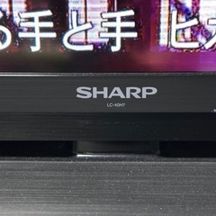 SHARP AQUOS 40型の画像