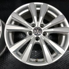 TAS JAPAN AGA 社外ホイール 17インチ 4本 7.5J5HPCD112+45 VW純正キャップ VW/パサート/パサートヴァリアント等　(SHH036)の画像