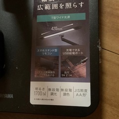 アイリスオーヤマ製 卓上ライトの画像
