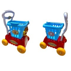 アンパンマン  おかいものカート ショッピングカート手押し車 おままごとの画像