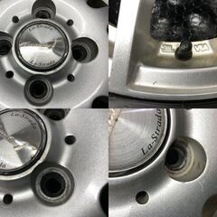 【BS BLIZZAK VRX3 155/65R14】スタッドレス【La-Strada 14インチ 4.5J4HPCD100+45】21年製 バリ溝 ミライース タント N-BOX等　(STD125)の画像