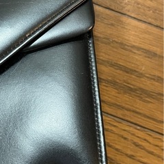 桂由美 ロゴ 押し印  ストラップ付きフォーマルバッグ 中古の画像