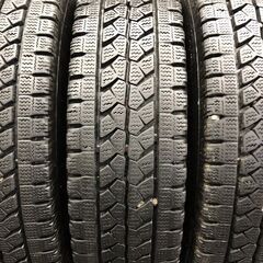 BS BLIZZAK W979 195/85R15 113/111L LT 15インチ ライトトラック用 スタッドレス 6本 20年製 バリ溝 キャンター デュトロ等　(STT090)の画像