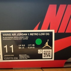 ナイキ！ジョーダン1！LOWグッチカラーの画像