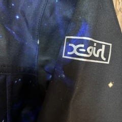 極美品　X-girl/エックスガール【宇宙柄　マウンテンパーカー】の画像