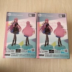 プロジェクトセカイ カラフルステージ feat. 初音ミクより、巡音ルカ School SEKAIのフィギュア2個セットの画像