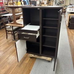 S759 ⭐ NITORI ニトリ キッチン台 キッチンボード 食器棚 幅80cm USED 綺麗の画像