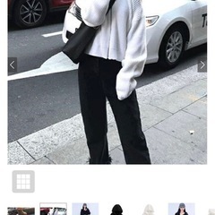 肩あきニット🌟レディース服の画像