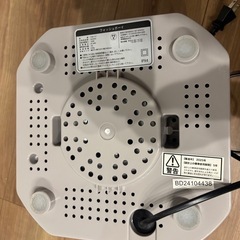 持ち運び可能！小型洗濯機の画像