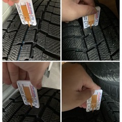 ホイール付きスタッドレス デリカd5 スタッドレス　TOYO ウィンタートランパス　225／55r18 アウトランダー　エクリプスクロス等の画像