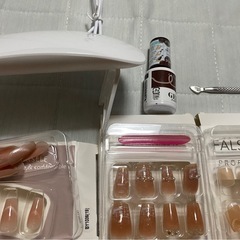 ネイルチップandジェルネイルの画像