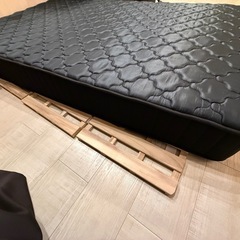 セミダブル　コイルマットレス　2024年6月購入　極厚20cm ブラック PKMTN-SDの画像