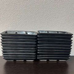 4枚セット✴︎3仕切り タレ皿 ブラックの画像
