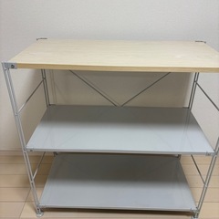 無印　スチールユニットシェルフ
の画像