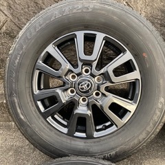 トヨタ　ランクル250ガソリンVX 新車外し タイヤ・ホイール4本セットの画像