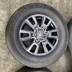 トヨタ　ランクル250ガソリンVX 新車外し タイヤ・ホイール4本セットの画像