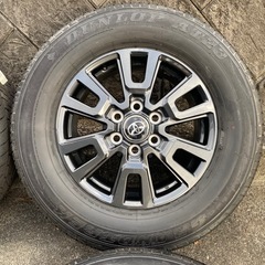 トヨタ　ランクル250ガソリンVX 新車外し タイヤ・ホイール4本セットの画像