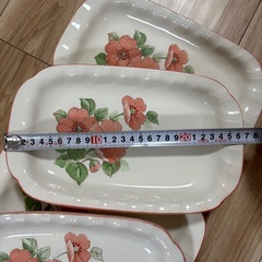 昭和レトロな食器×5枚の画像