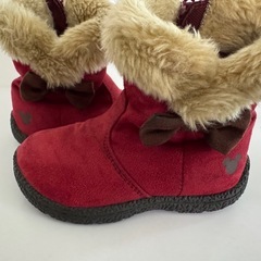 赤ディズニー ブーツ15cmの画像