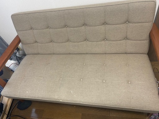 カリモク家具　ソファー　ベージュ