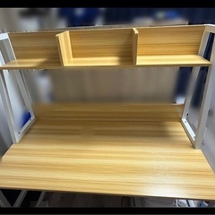 収納付きデスク　写真追加しましたの画像