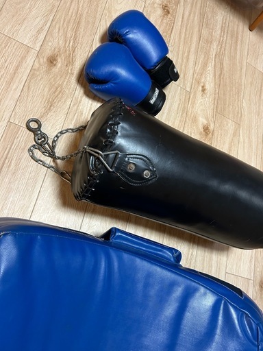 サンドバッグ、グローブ、トレーニングセット