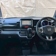 ホンダ NBOX カスタム 660G Lパッケージ  地デジ 片側パワスラ 純正アルミ バックカメラの画像