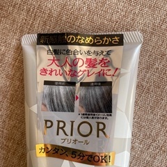 PRIOR プリオール カラーコンディショナー グレイ 白髪染めの画像