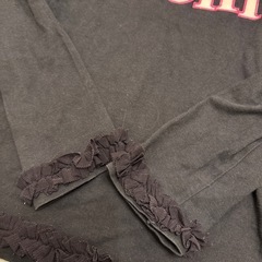 Roni ブラック 長袖カットソー  130くらいの画像