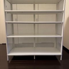 IKEA BEKANT ベカント シェルフユニット 121x134cm ホワイトの画像