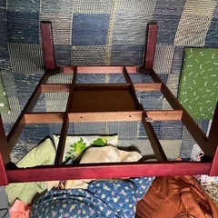 長方形　家具調こたつの画像