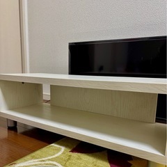 テレビボード 白の画像