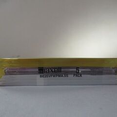 G昇足276 maxell BR-RE PLAIN STYLE 5枚入り 検：Blu-ray Dsic 記録用 記録用メディア 25GB 型番BE25VPLWPMA．5Sの画像